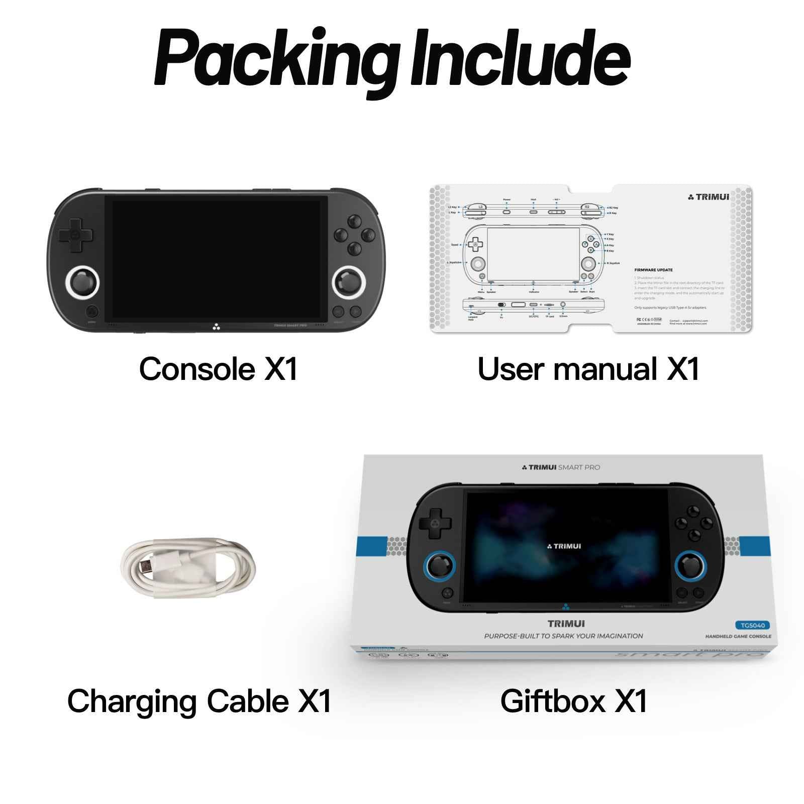 console de jeux portable Trimui Smart Pro