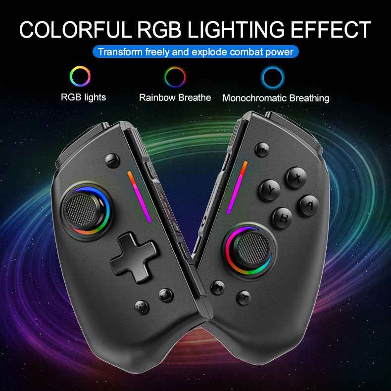 Colorful Light With Back Key Wireless Bluetooth Handle