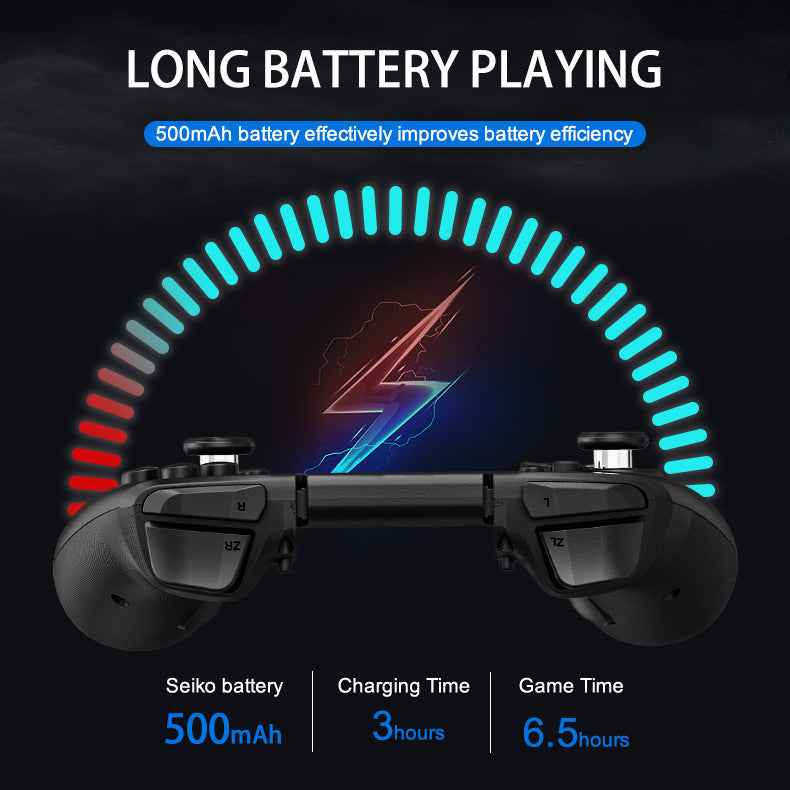 Colorful Light With Back Key Wireless Bluetooth Handle